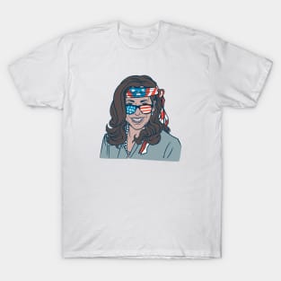 Funny VP Kamala Harris 4th of July Merica T-Shirt